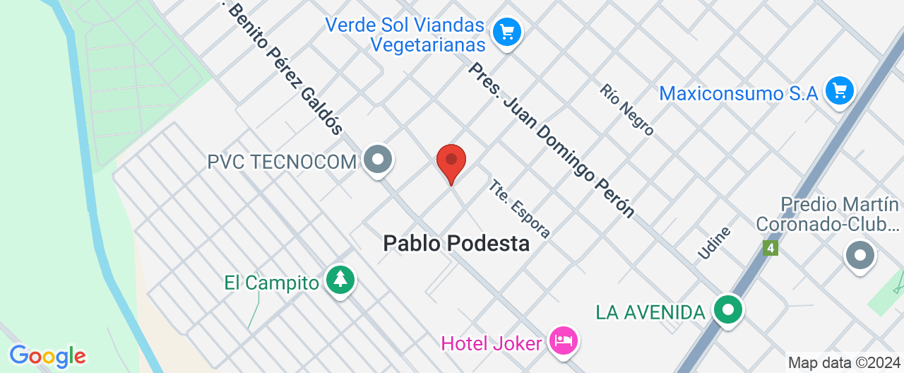 Mapa de la ubicación