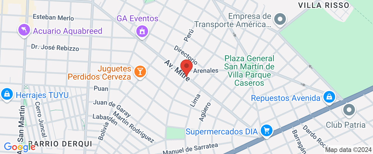Mapa de la ubicación