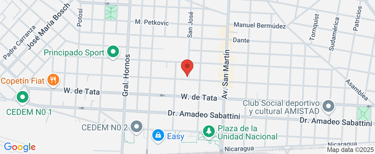 Mapa de la ubicación