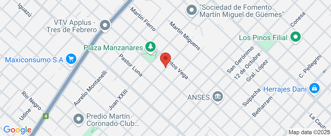 Mapa de la ubicación