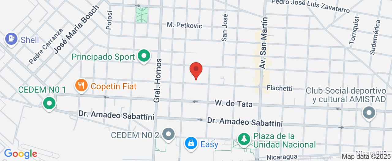 Mapa de la ubicación