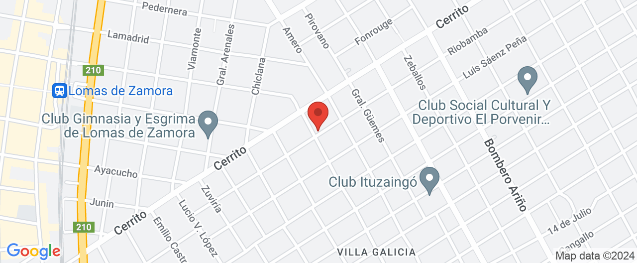 Mapa de la ubicación