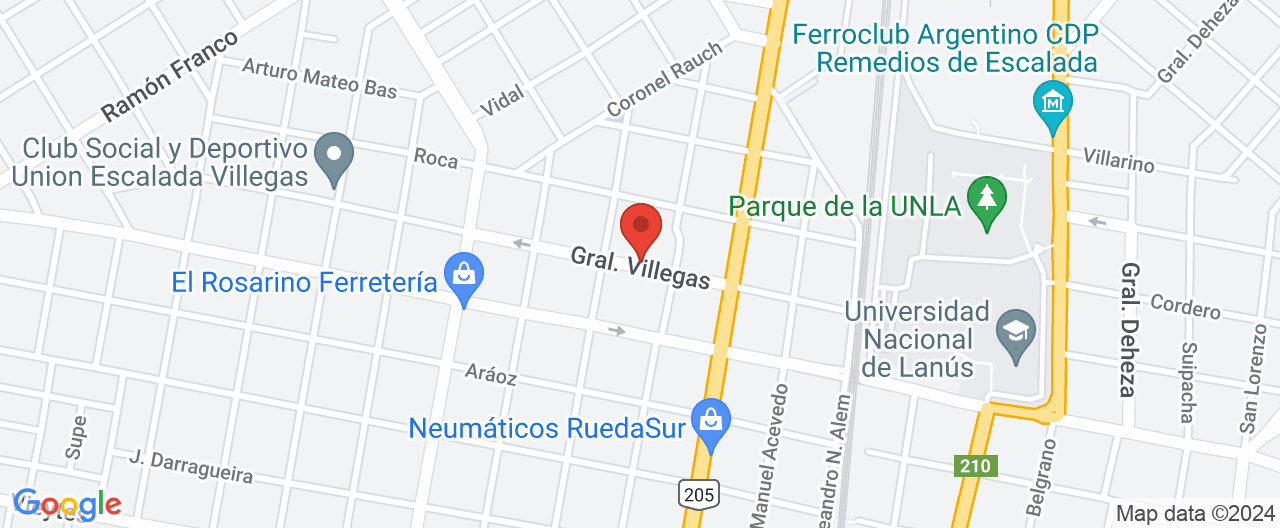 Mapa de la ubicación