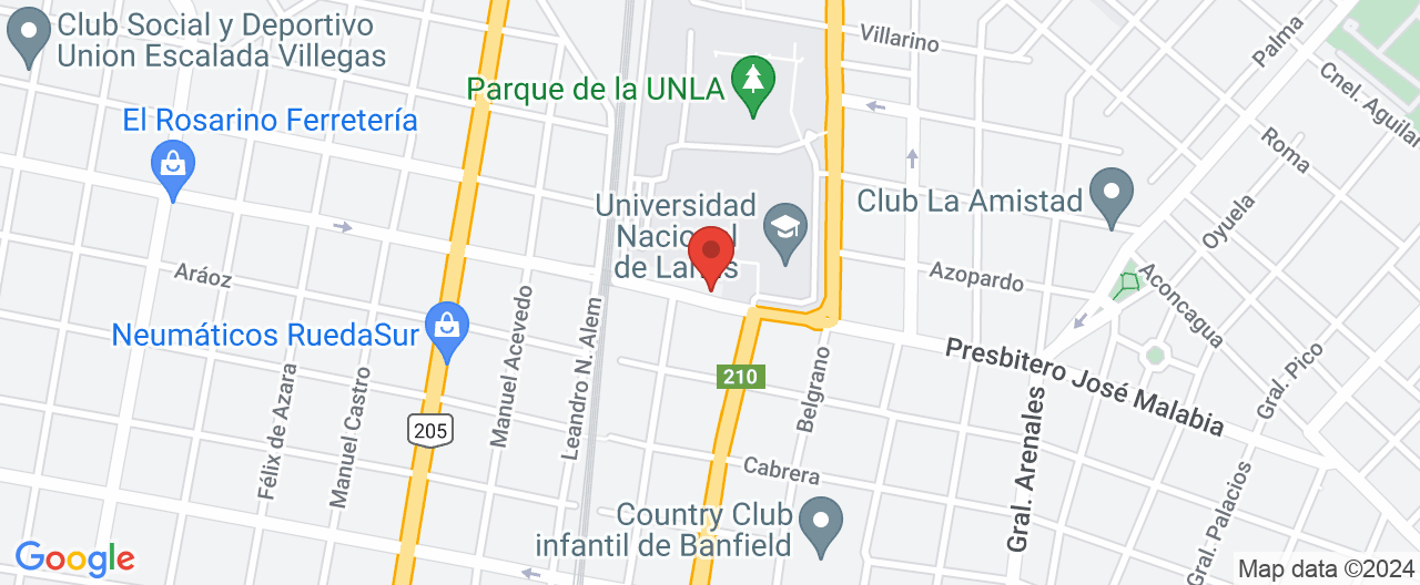 Mapa de la ubicación