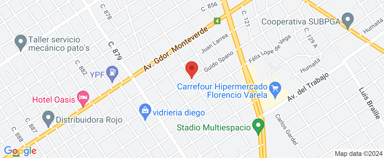 Mapa de la ubicación