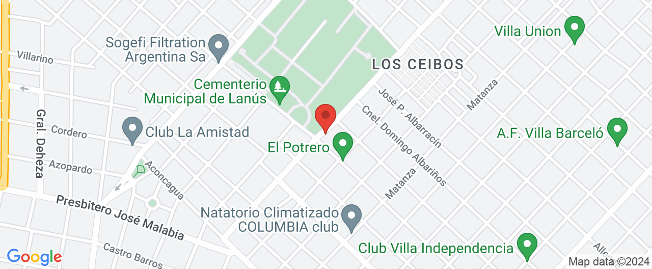 Mapa de la ubicación