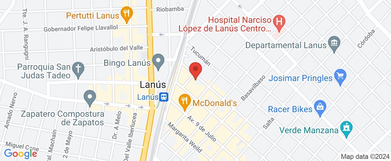 Mapa de la ubicación