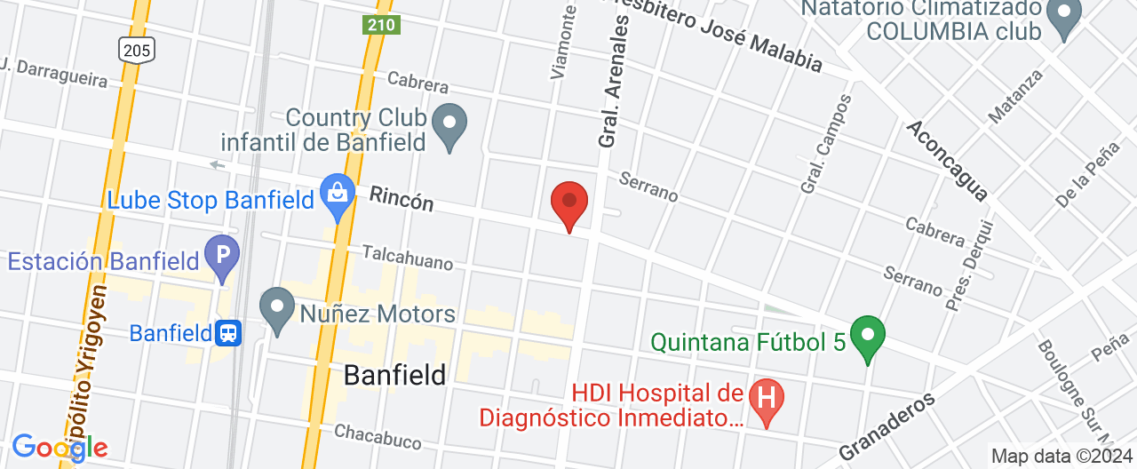 Mapa de la ubicación