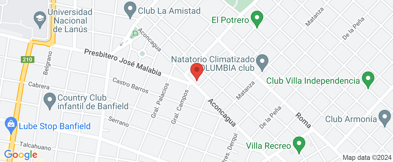 Mapa de la ubicación