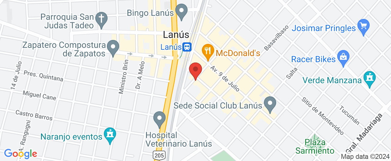 Mapa de la ubicación