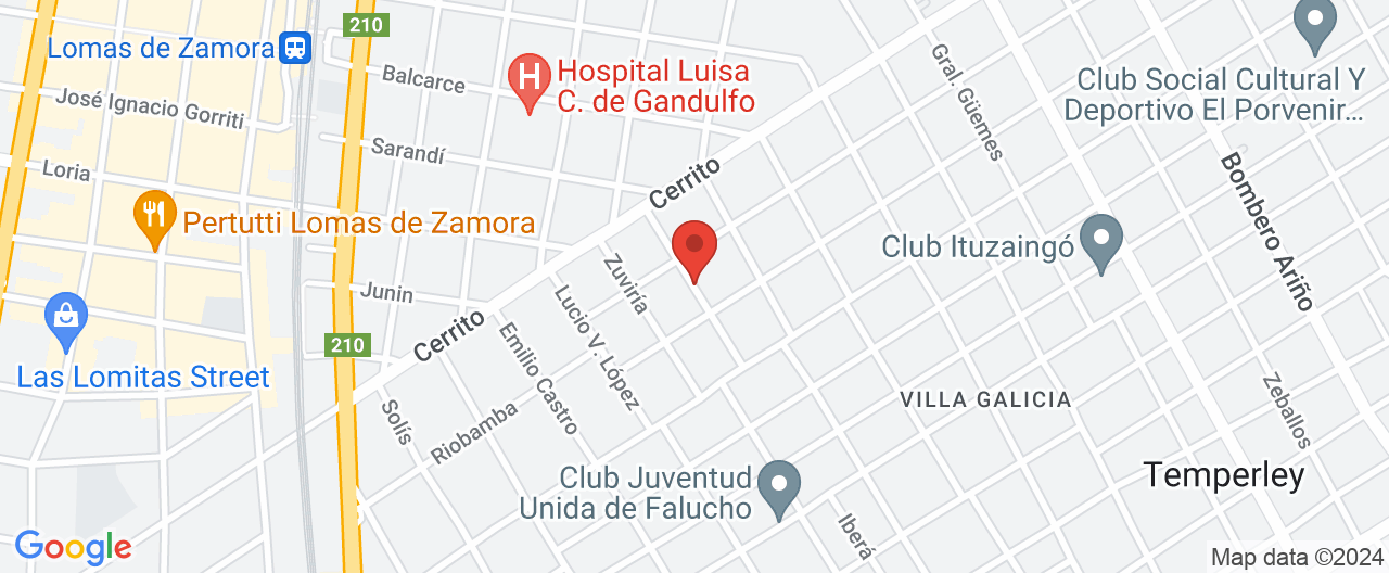 Mapa de la ubicación