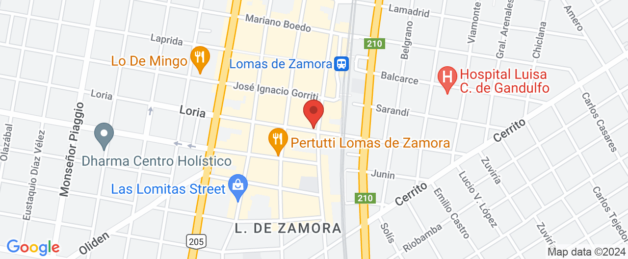Mapa de la ubicación