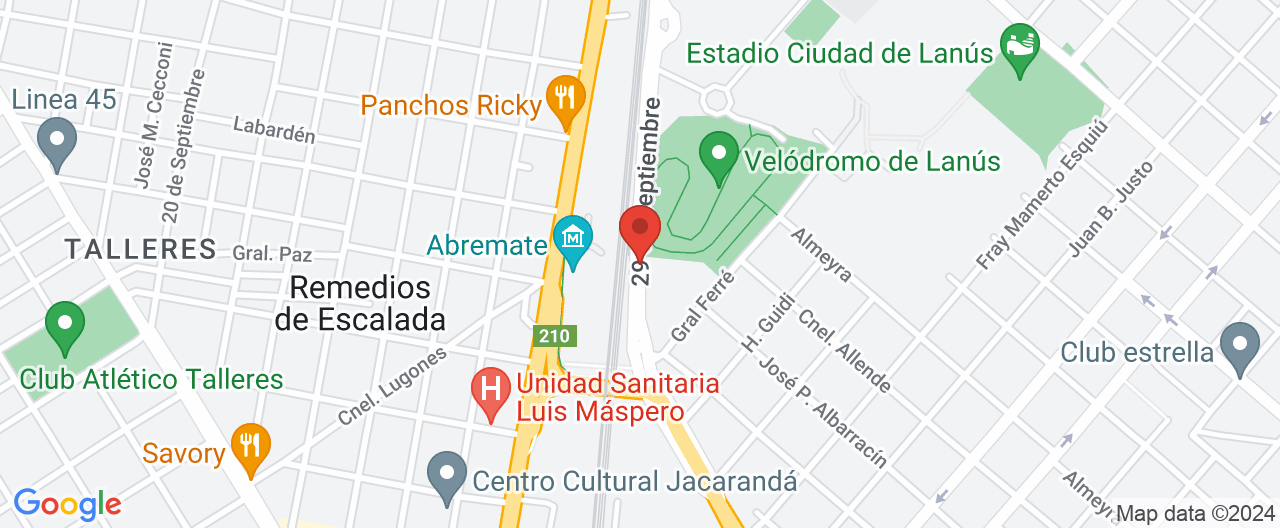 Mapa de la ubicación