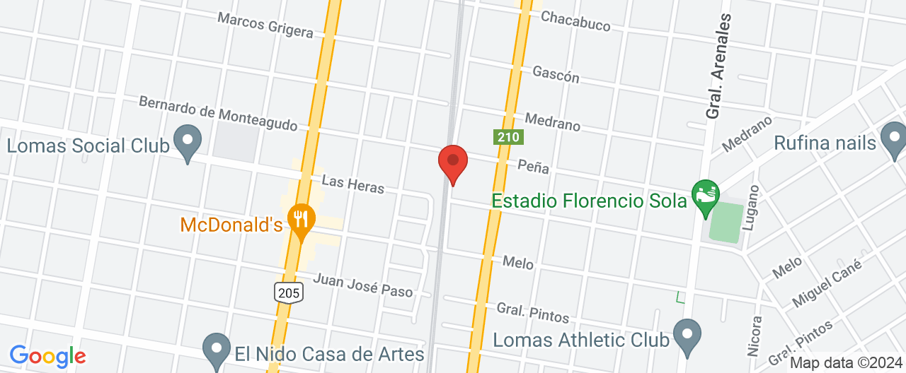 Mapa de la ubicación