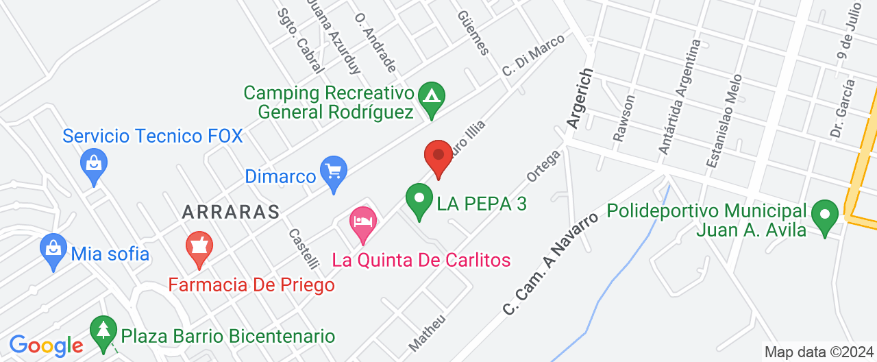 Mapa de la ubicación
