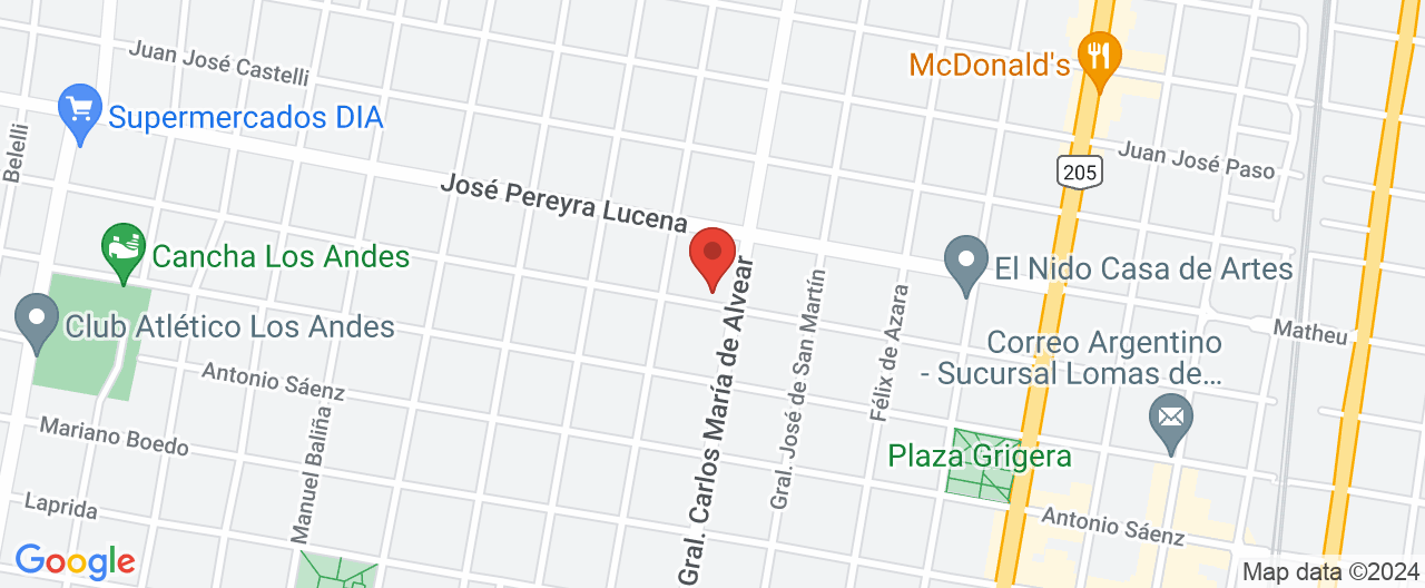 Mapa de la ubicación