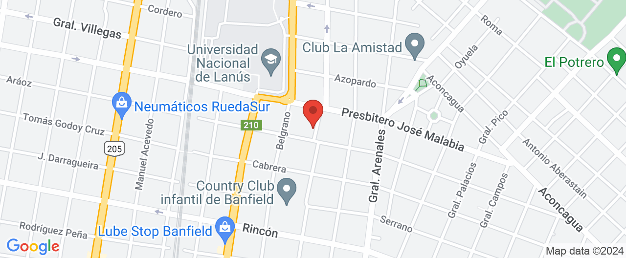 Mapa de la ubicación