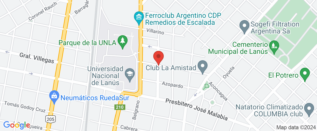 Mapa de la ubicación
