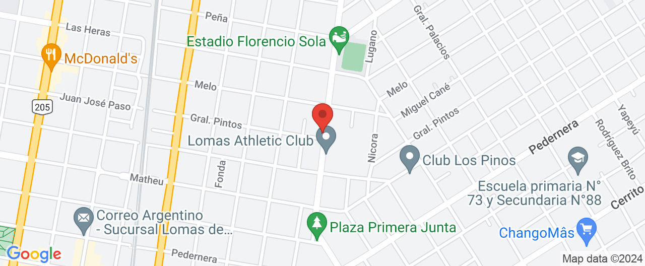 Mapa de la ubicación