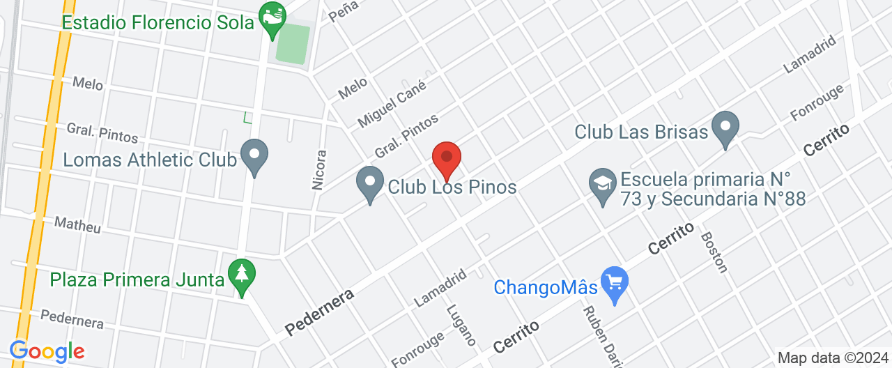 Mapa de la ubicación