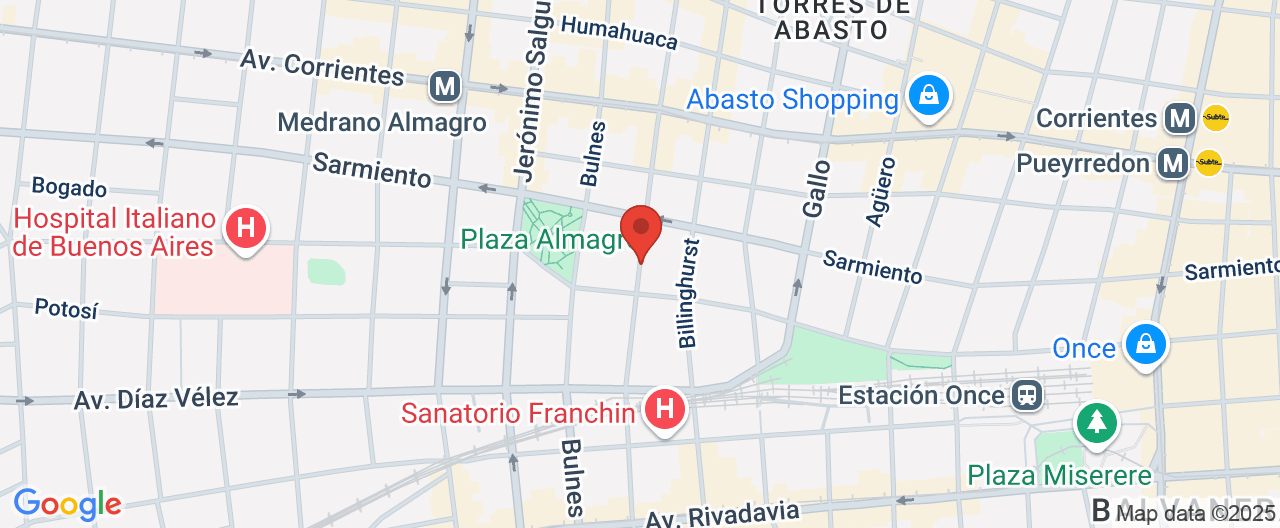 Mapa de la ubicación
