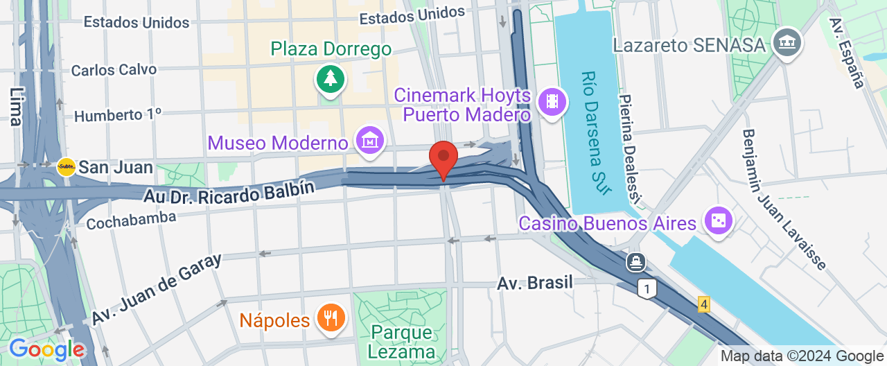 Mapa de la ubicación