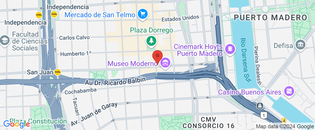 Mapa de la ubicación