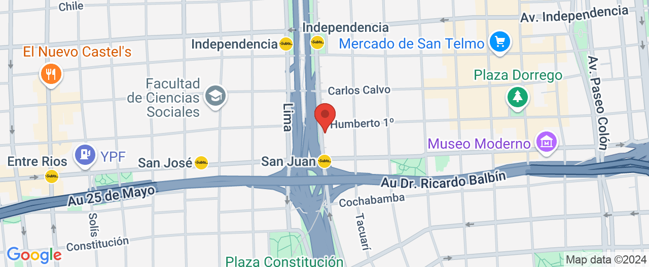 Mapa de la ubicación
