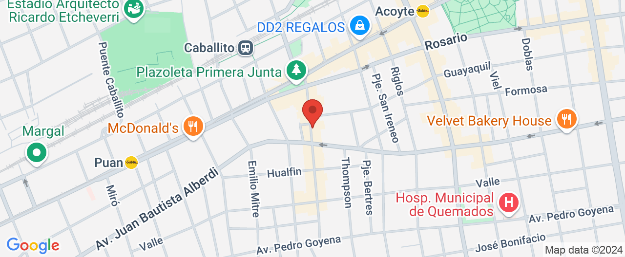 Mapa de la ubicación