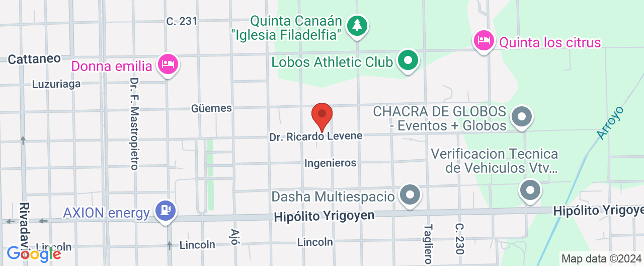 Mapa de la ubicación