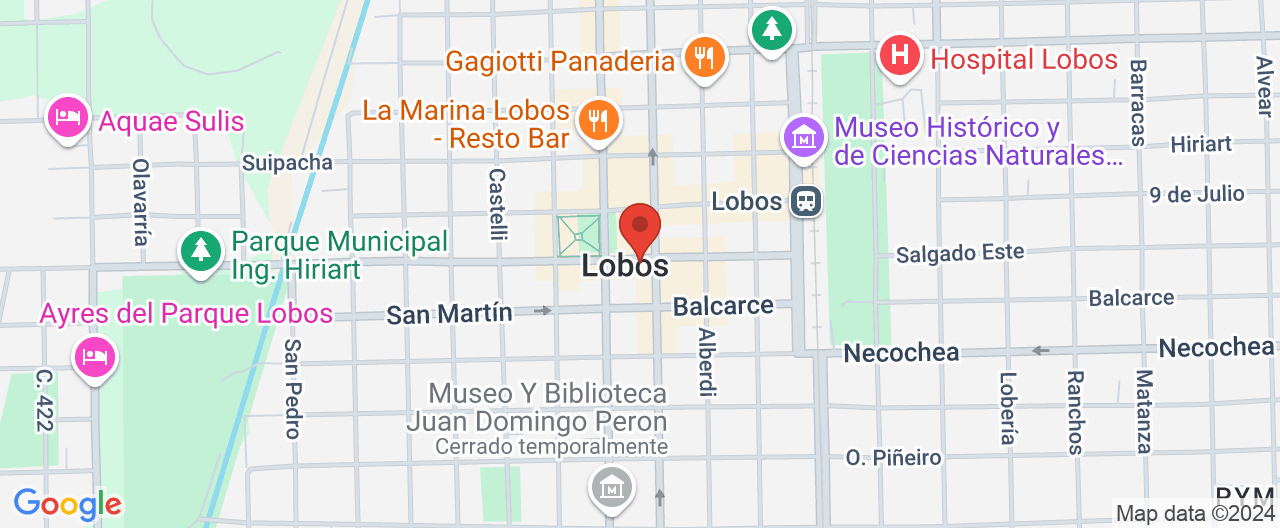 Mapa de la ubicación