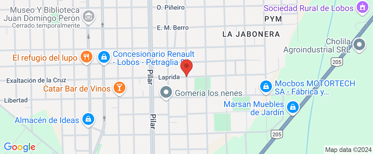 Mapa de la ubicación