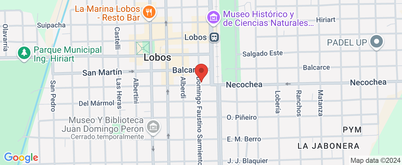 Mapa de la ubicación