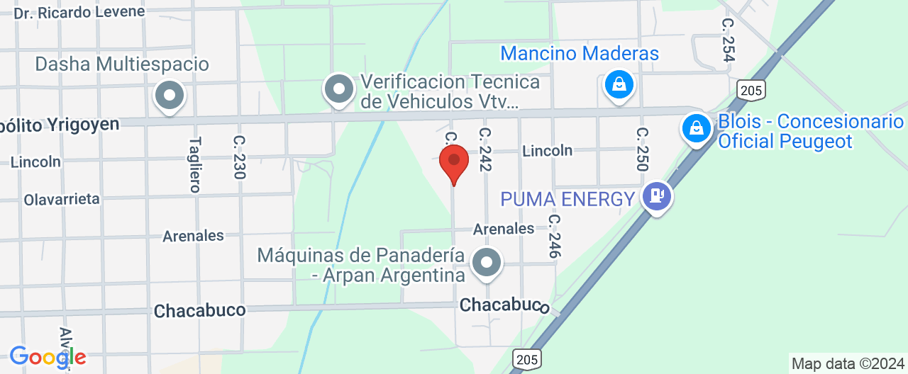 Mapa de la ubicación