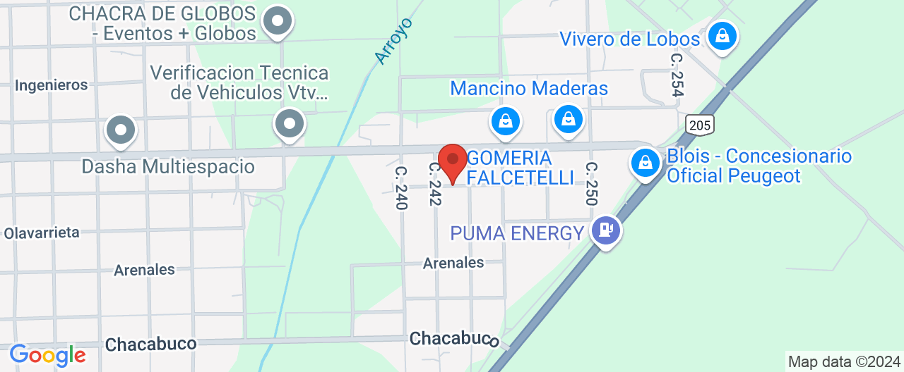 Mapa de la ubicación
