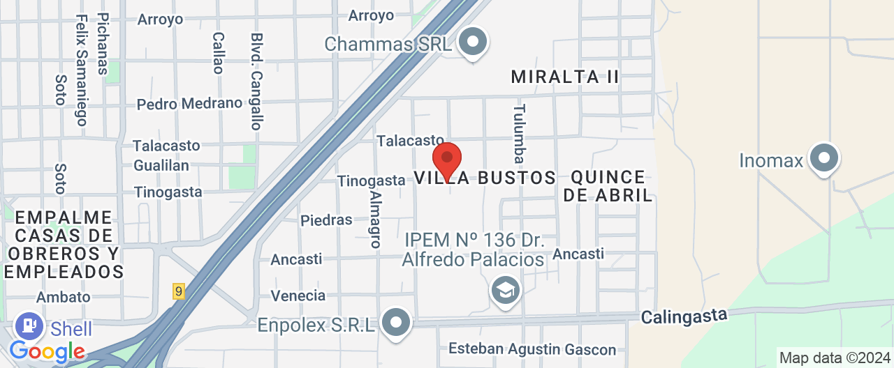 Mapa de la ubicación