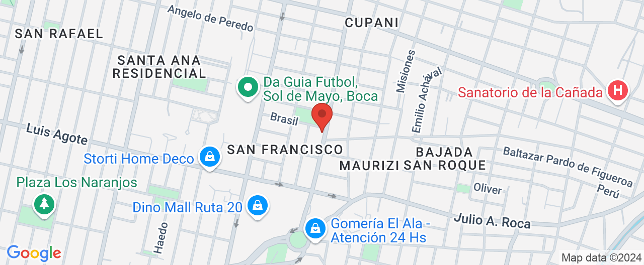 Mapa de la ubicación