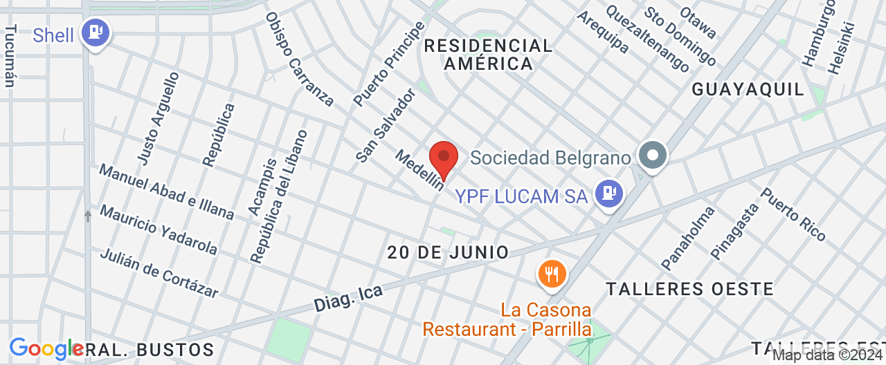 Mapa de la ubicación