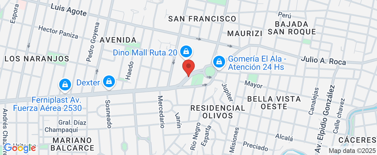 Mapa de la ubicación