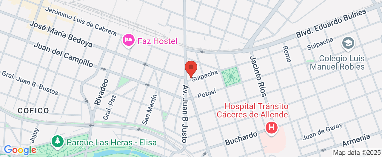 Mapa de la ubicación