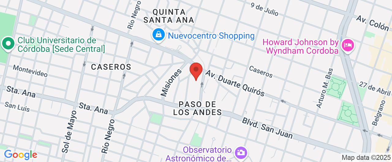 Mapa de la ubicación