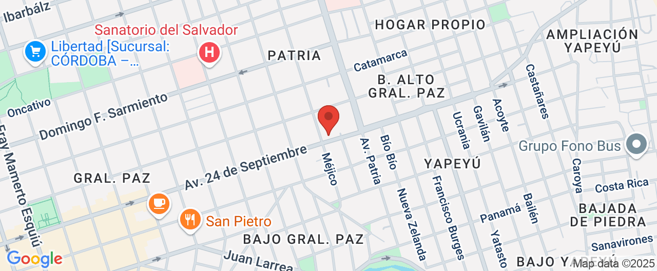 Mapa de la ubicación