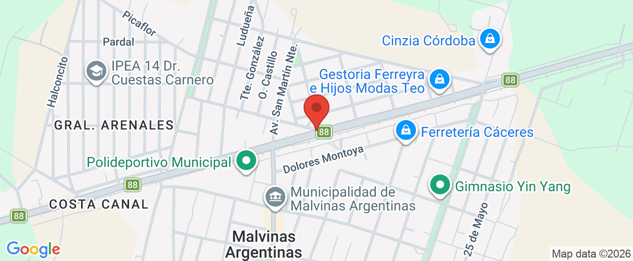 Mapa de la ubicación