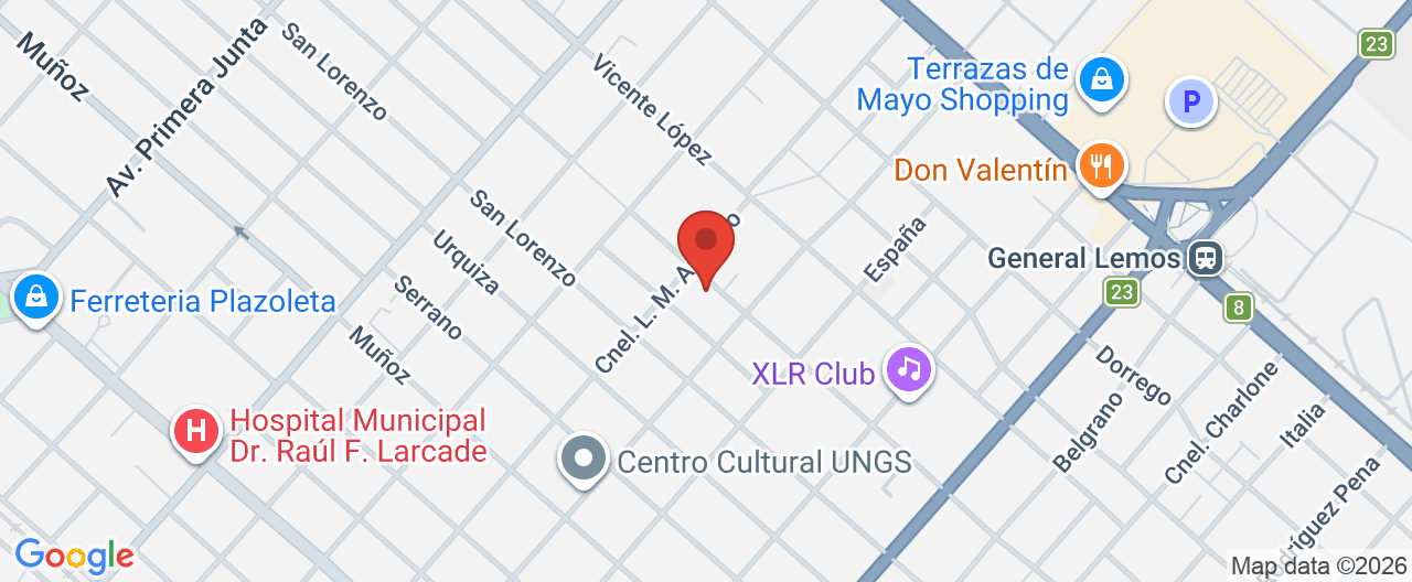 Mapa de la ubicación