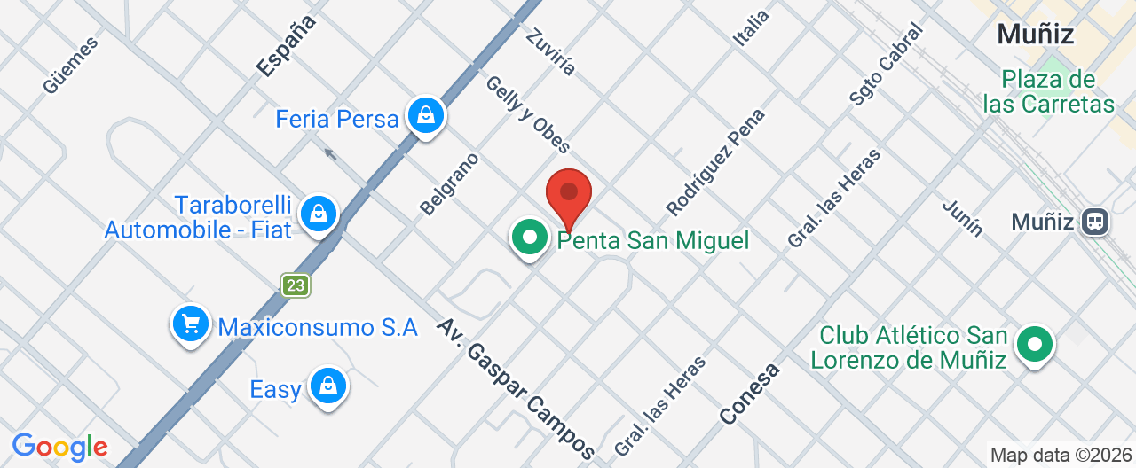 Mapa de la ubicación