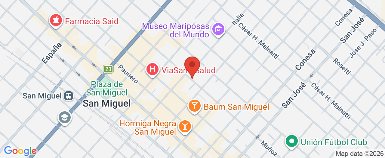 Mapa de la ubicación