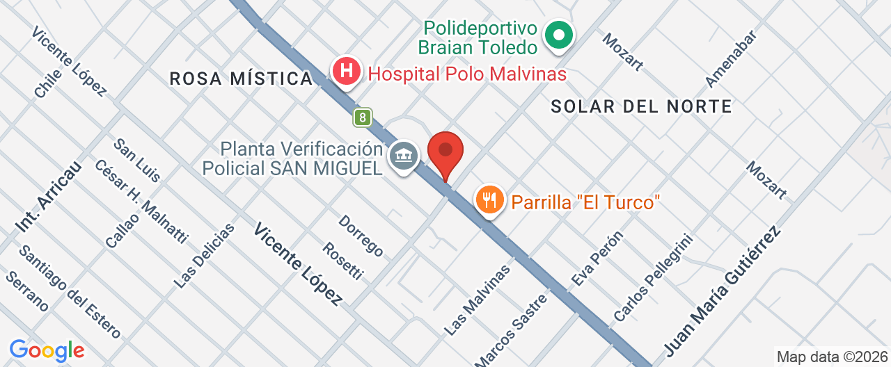 Mapa de la ubicación