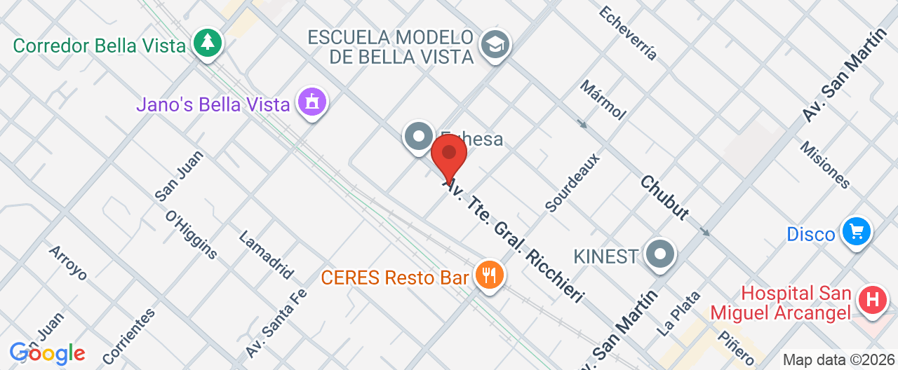 Mapa de la ubicación