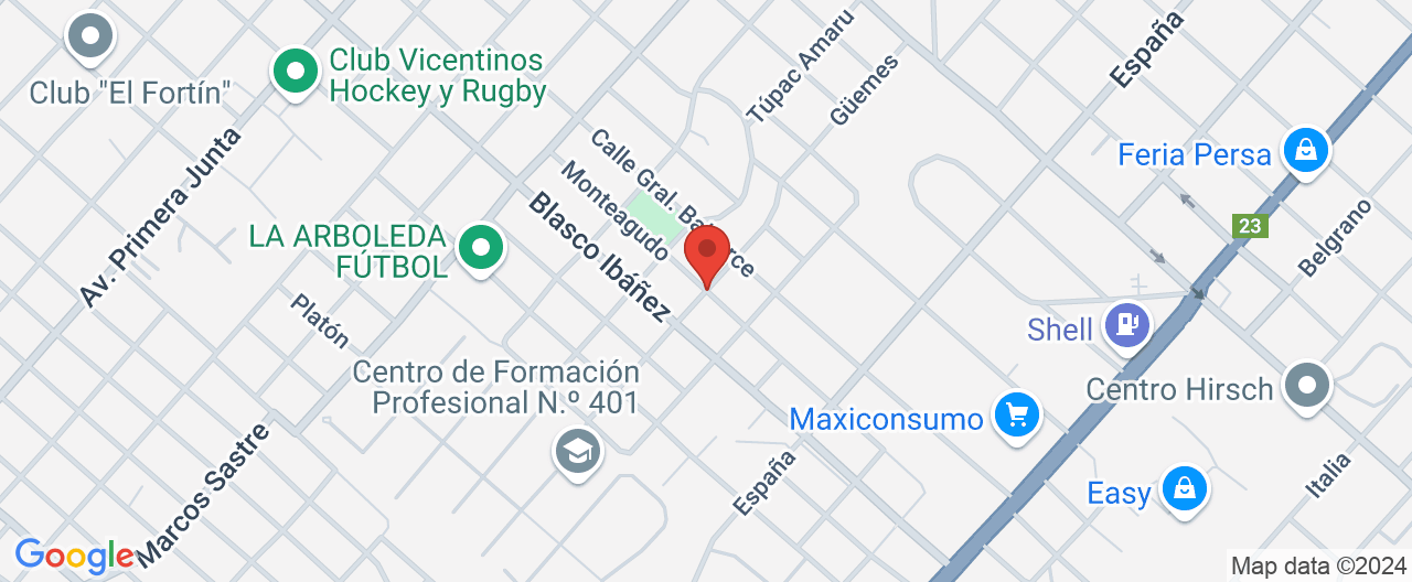 Mapa de la ubicación