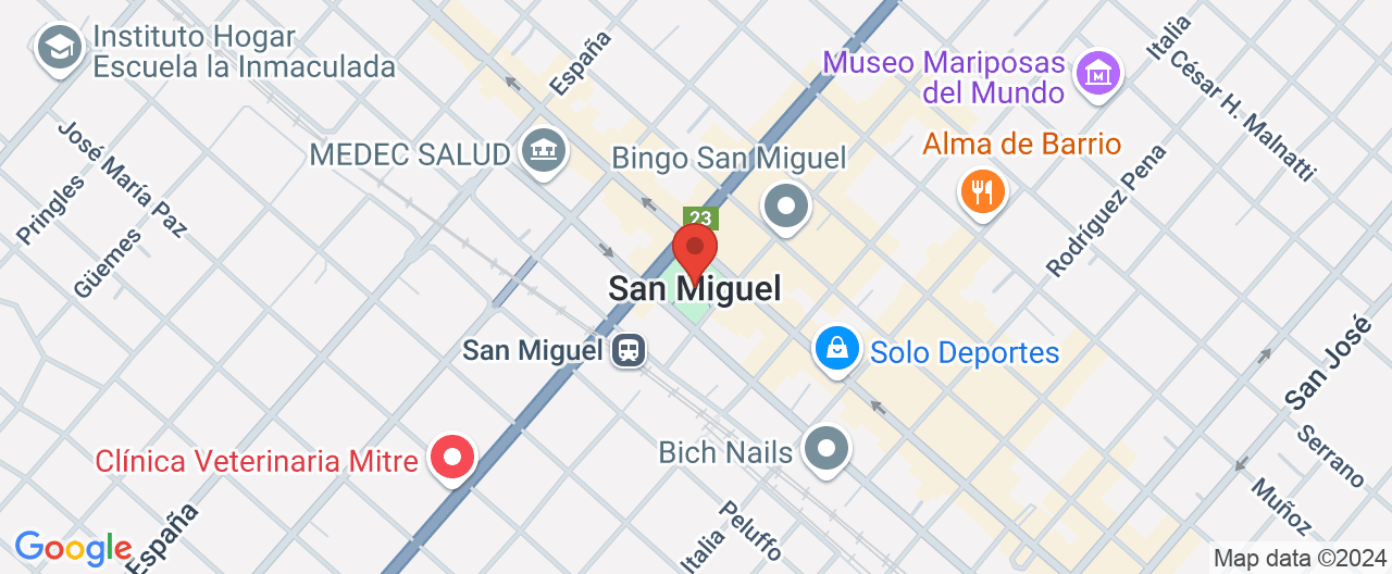 Mapa de la ubicación